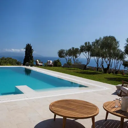 Villa Stunning Kefalonia 4 Bedrooms Ylenia Private Pool Stunning Views Lakithra
