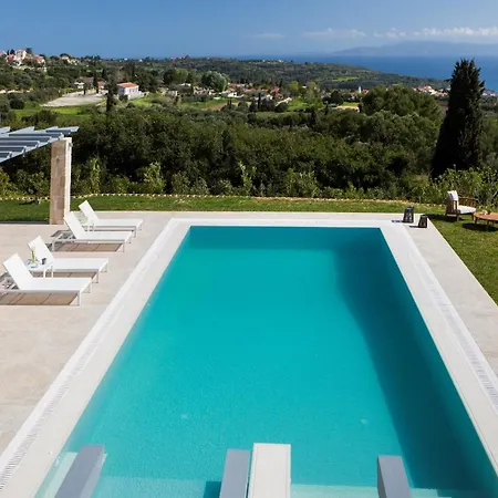 Stunning Kefalonia 4 Bedrooms Ylenia Private Pool Stunning Views Villa Lakithra