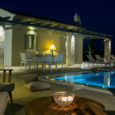 Villa Stunning Kefalonia 4 Bedrooms Ylenia Private Pool Stunning Views Lakithra